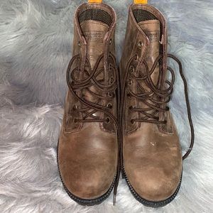 Genuine leather timberland , size 8.5